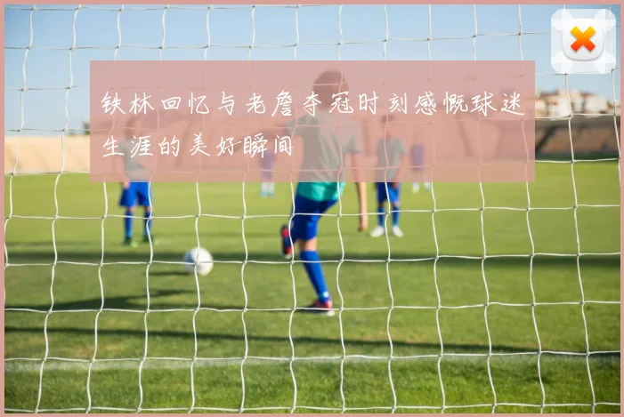 铁林回忆与老詹夺冠时刻感慨球迷生涯的美好瞬间